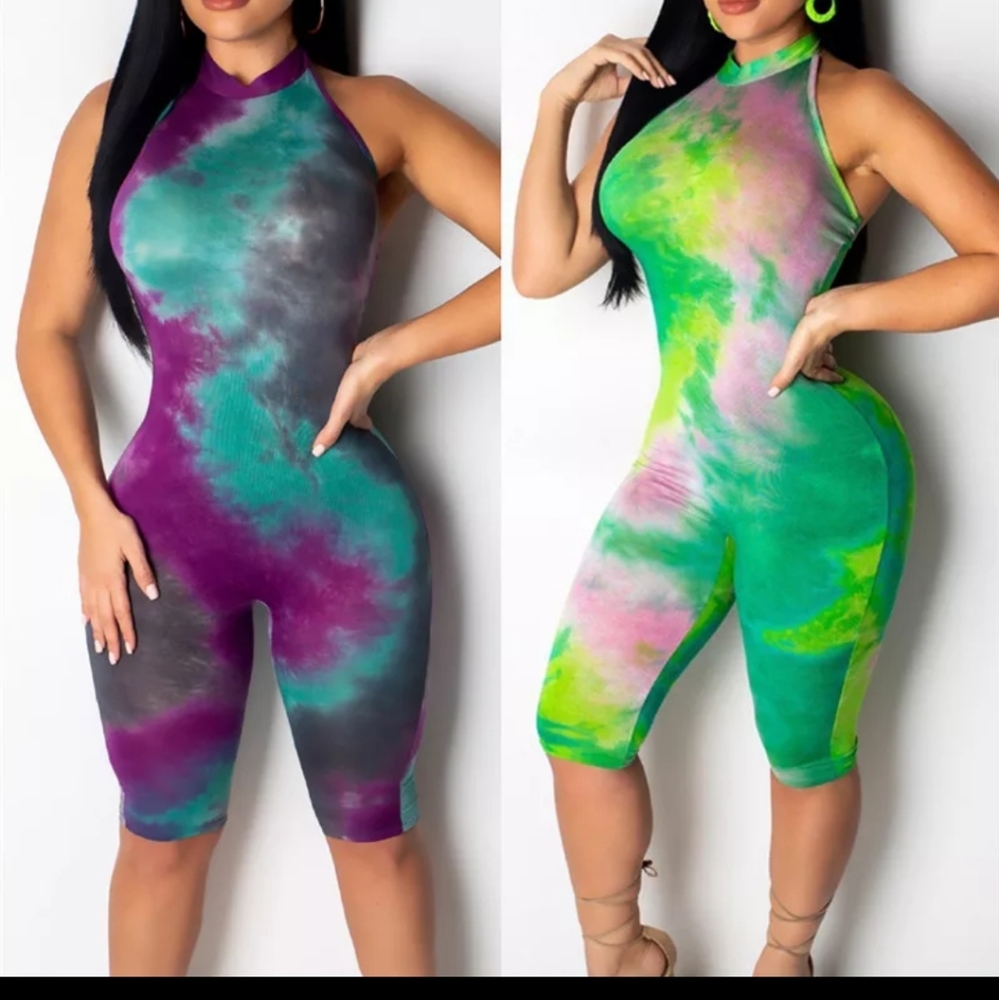 Tie-dye romper
